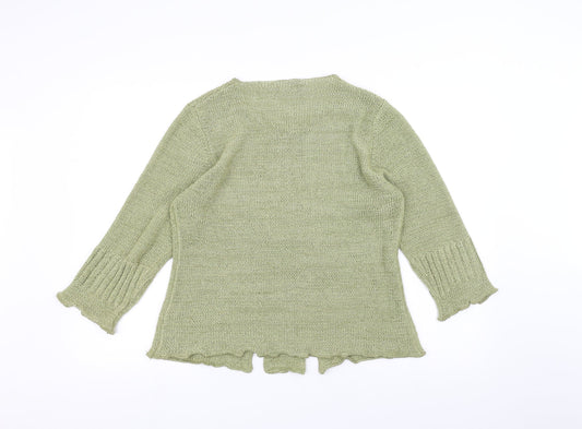 STEPHEN Womens Green Knit Pullover Jumper Size M