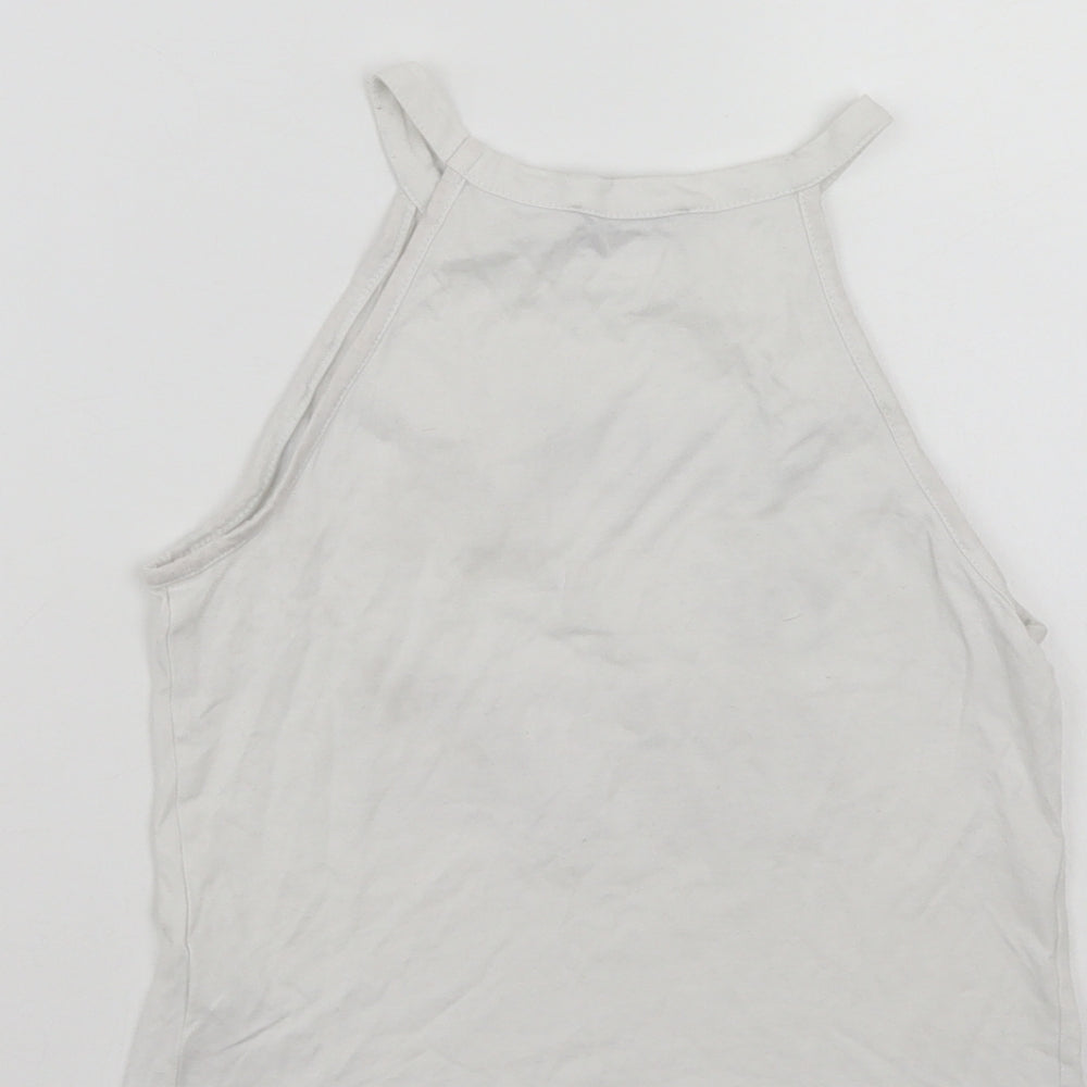 915 Girls White Basic Tank Size 12-13 Years
