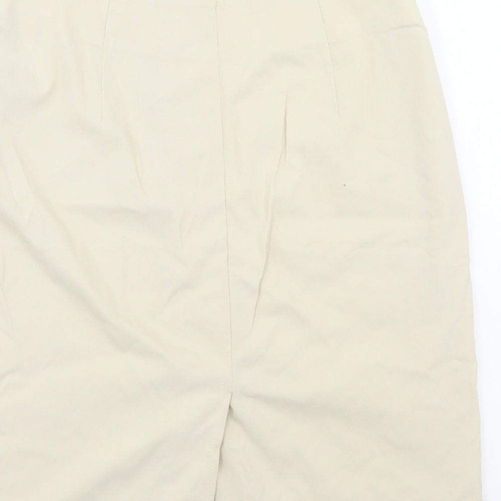 Marks and Spencer Womens Ivory A-Line Skirt Size 10