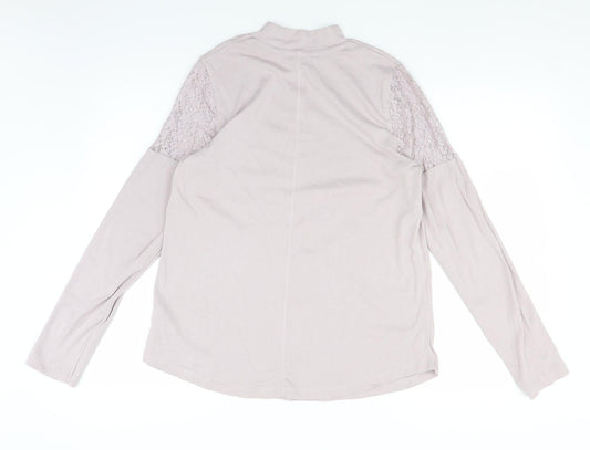 Womens UK Size 18 NEXT Pink Basic Blouse