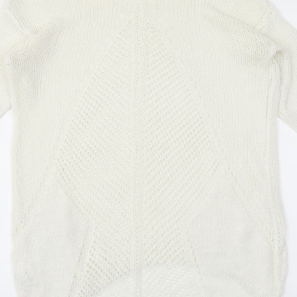 Next Womens Ivory Tunic Jumper Size 10