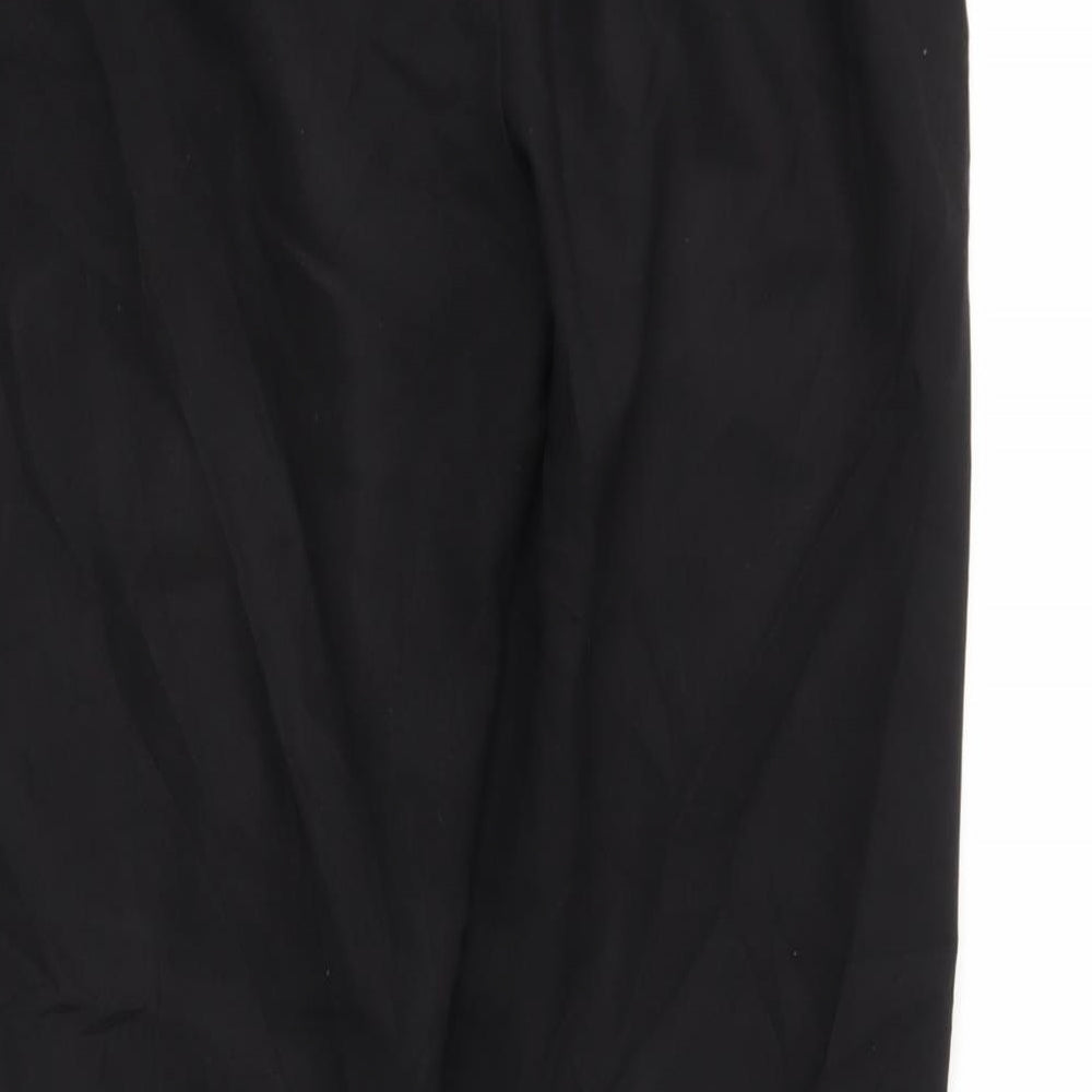 George Womens Black Trousers Size 16 L25 in