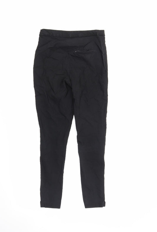 Womens UK Size 8 ASOS Regular Fit Black Trousers