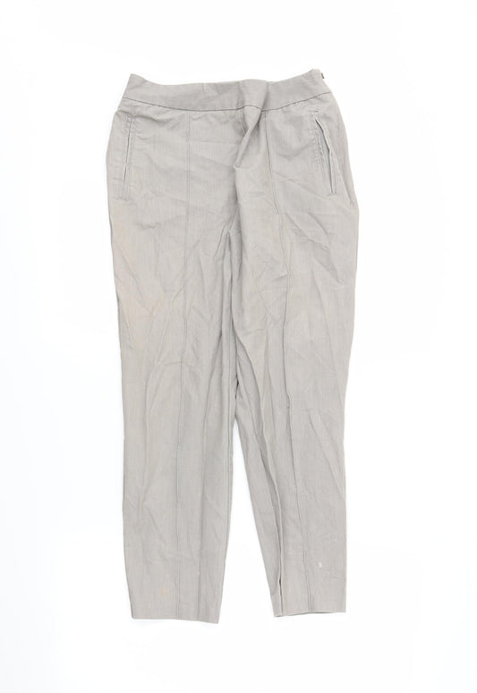 Womens UK Size 10 ASOS Regular Fit Grey Trousers