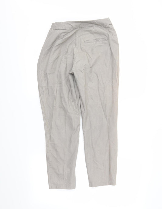 Womens UK Size 10 ASOS Regular Fit Grey Trousers