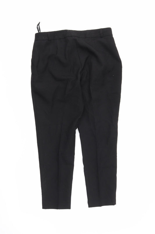 Primark Womens Black Trousers Size 10 L24 in