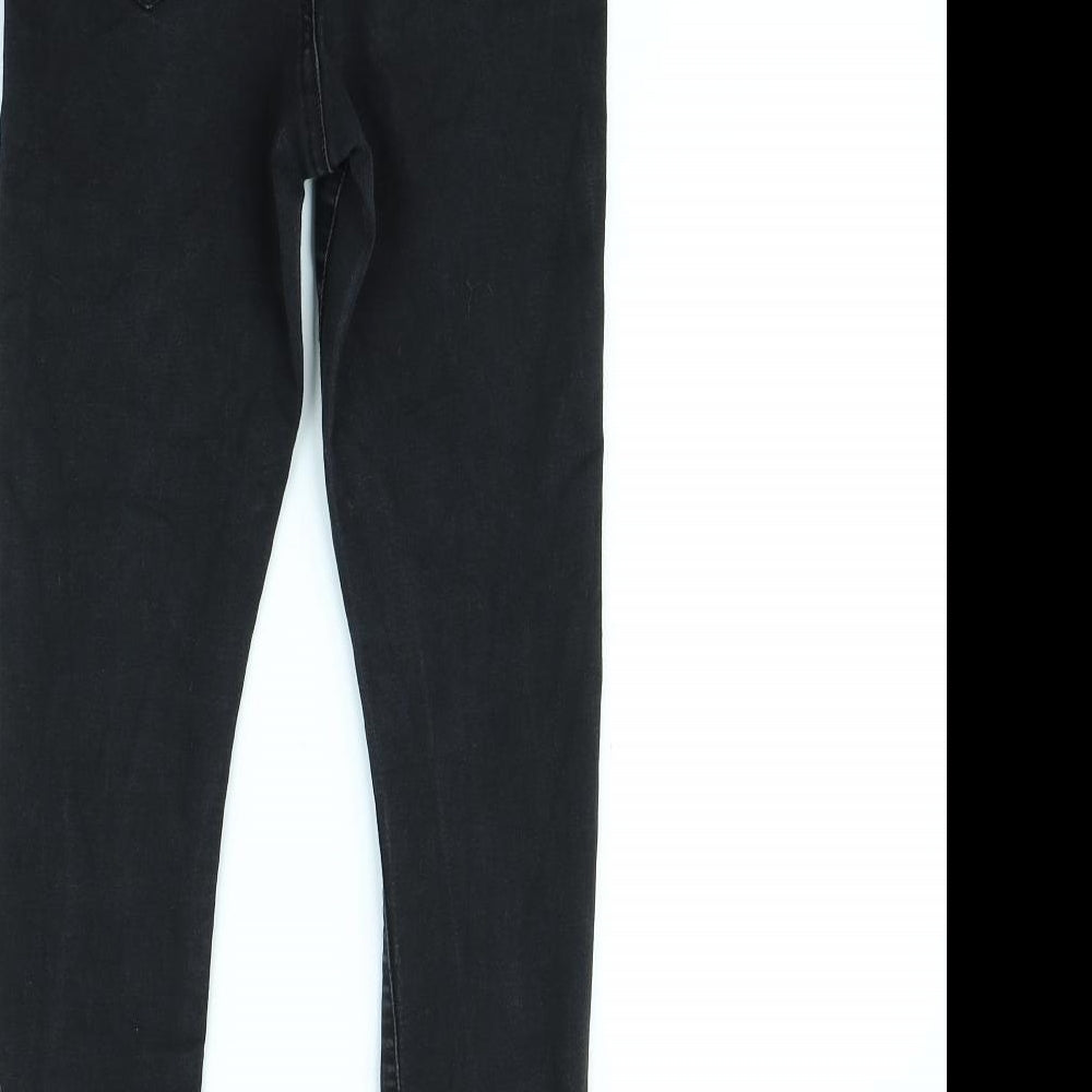 Denim & Co. Womens Black Skinny Jeans Size 12 L29 in