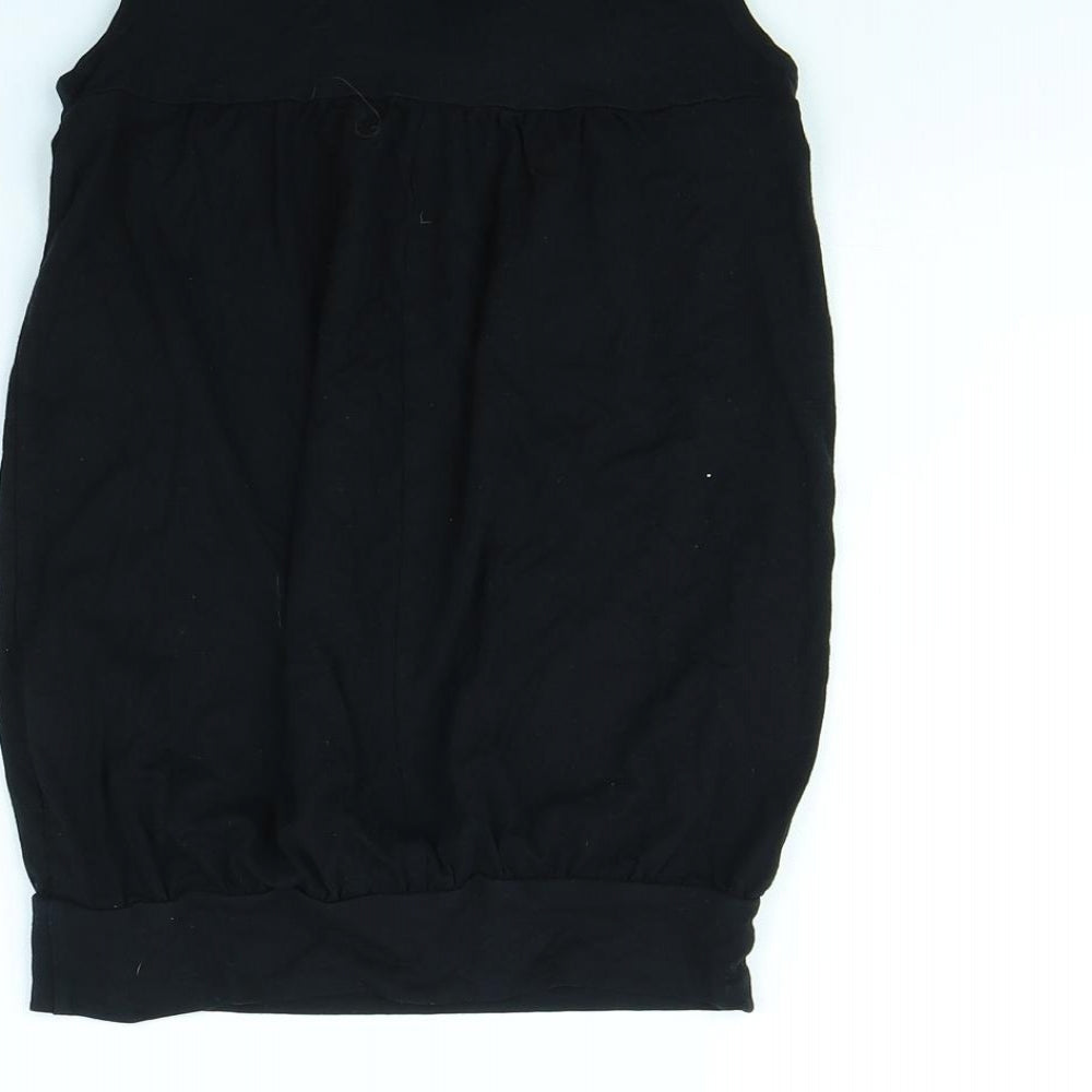 NEXT Girls Black Basic Tank Size 7 Years