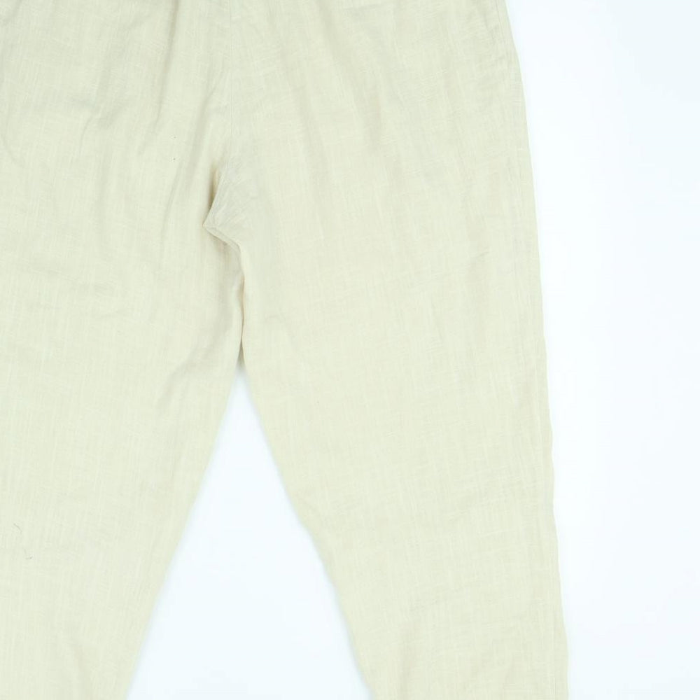 Womens UK Size 28 in In the Style Regular Fit Beige Trousers