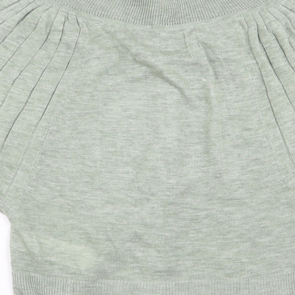 Womens UK Size 8 atmoshpere Green Basic Blouse