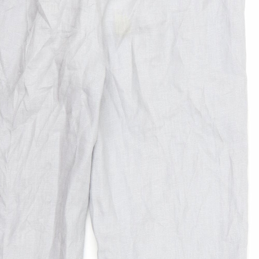 EAST Womens Grey Trousers Size 14 L32 in
