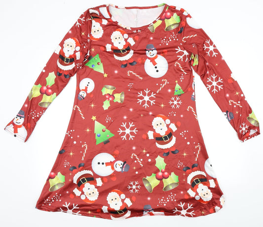 Womens Red Maxi Size L