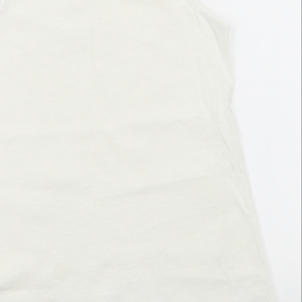 F&F Girls White Basic T-Shirt Size 7-8 Years