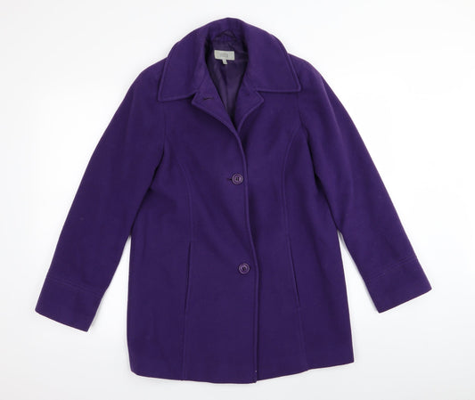Womens UK Size 8 M&S Orange Overcoat
