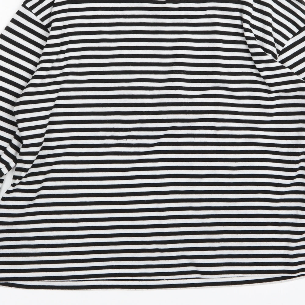 Womens UK Size 8 Topshop Multicoloured Basic T-Shirt