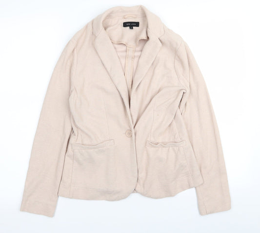 Womens UK Size 8 New Look Regular Pink Blazer