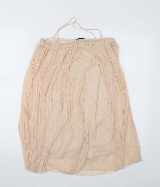 Topshop Womens Orange Slip Dress Size 6