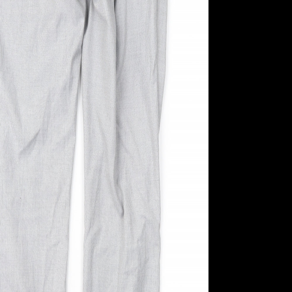 Womens UK Size 8 H&M Regular Fit Grey Trousers
