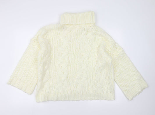 Missguided Womens Yellow Pullover Jumper Size 6