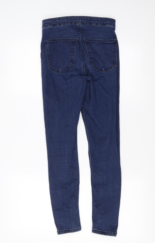 Womens UK Size 26 in Topshop Extra-Slim Fit Skinny Blue Jeans