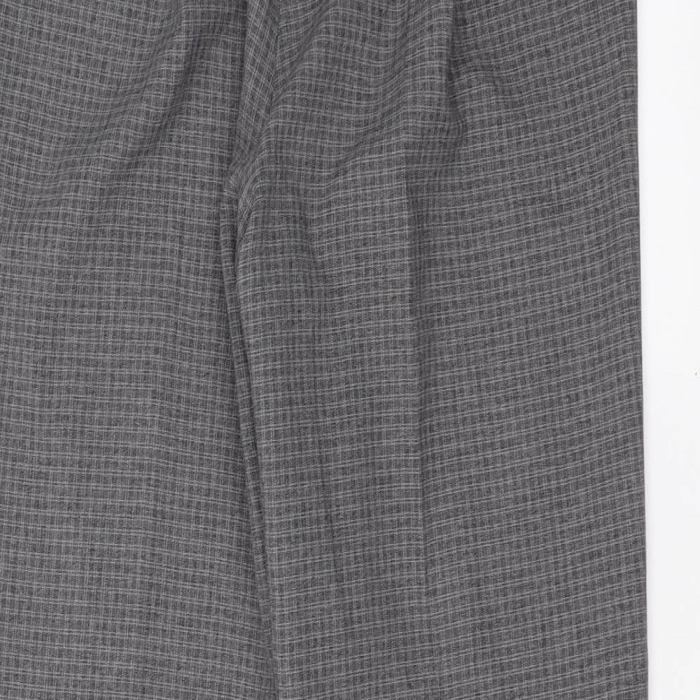 Womens UK Size 12 BM Regular Fit Grey Trousers