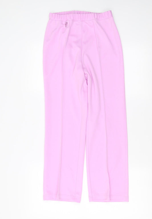 Womens UK Size 8 Damart Regular Fit Purple Trousers