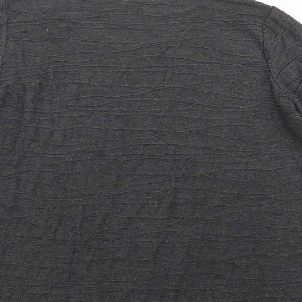 Womens UK Size XL Canda Grey Basic T-Shirt