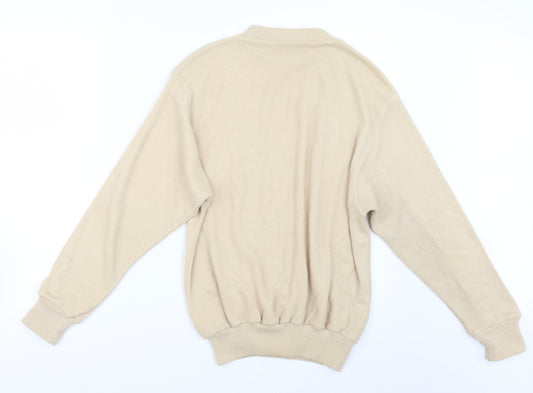 Greenwoods Mens Beige Pullover Jumper Size M