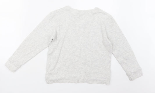 George Boys Grey Pullover Jumper Size 9-10 Years