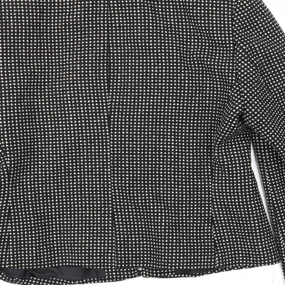 M&S Womens Black Jacket Blazer Size 12