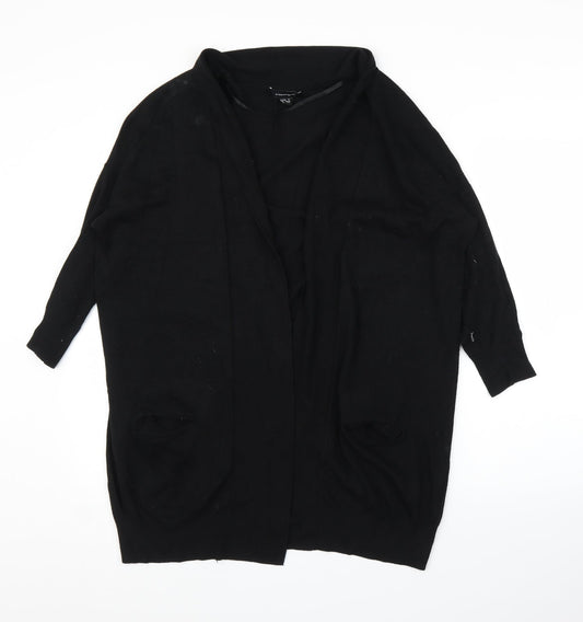 Primark Womens Black Cardigan Jumper Size 10