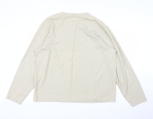George Mens Beige Pullover Jumper Size XL