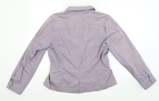 George Womens Purple Jacket Size 16