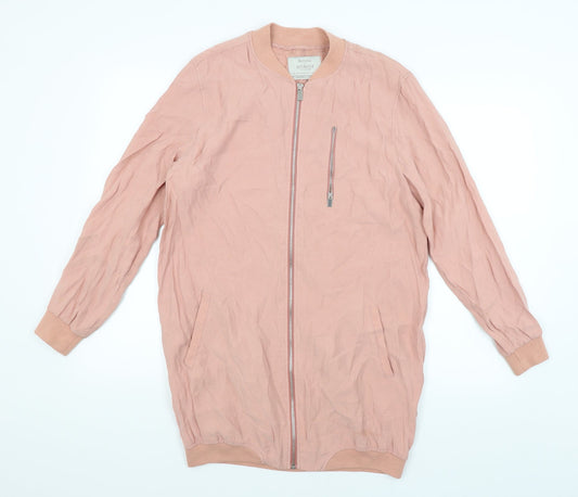 Bershka Womens Pink Jacket Size M