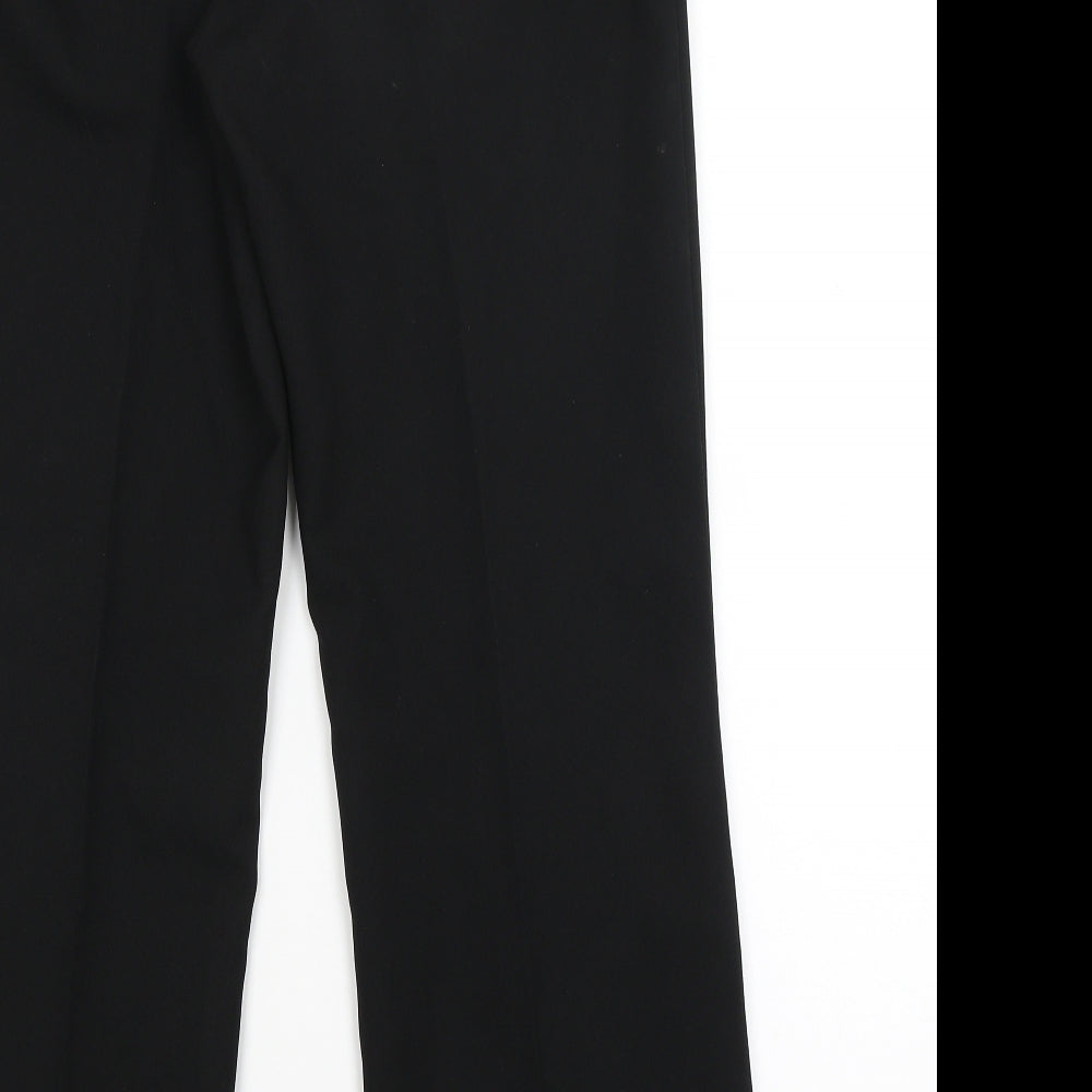 Womens UK Size 12 Florence and Fred Regular Fit Dress Pants Black Trousers