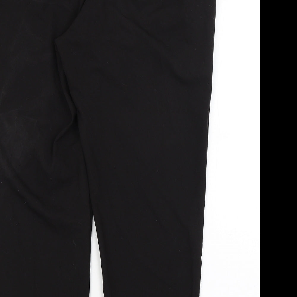 Select Womens Black Dress Pants Trousers Size 16 L25.5 in