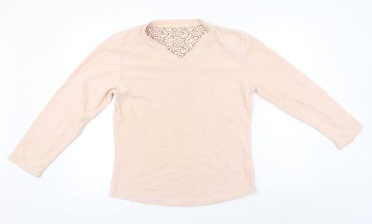 Avenue Womens Pink Pullover Jumper Size 12