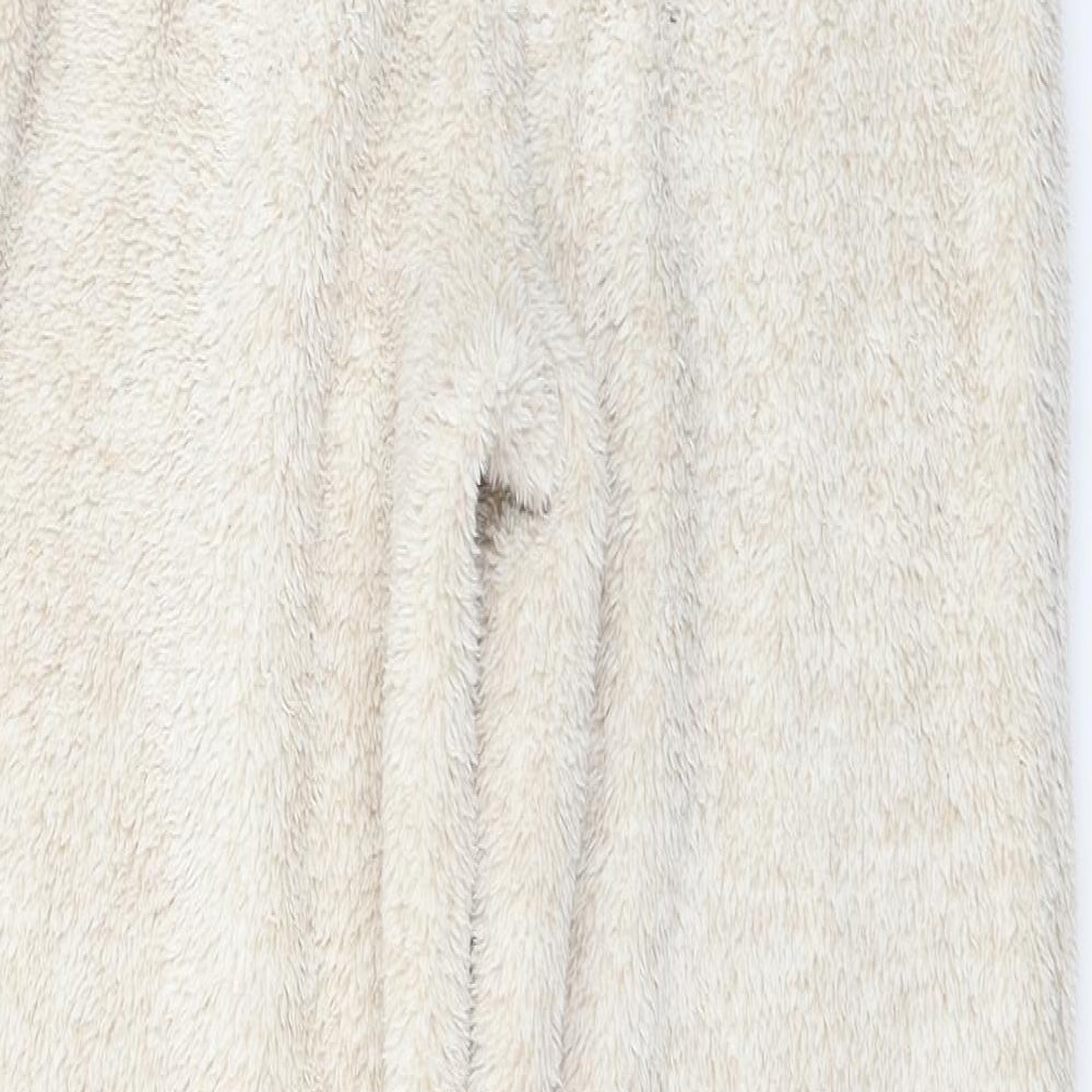 Womens UK Size 8 Marks and Spencer Regular Fit Sweatpants Beige Trousers