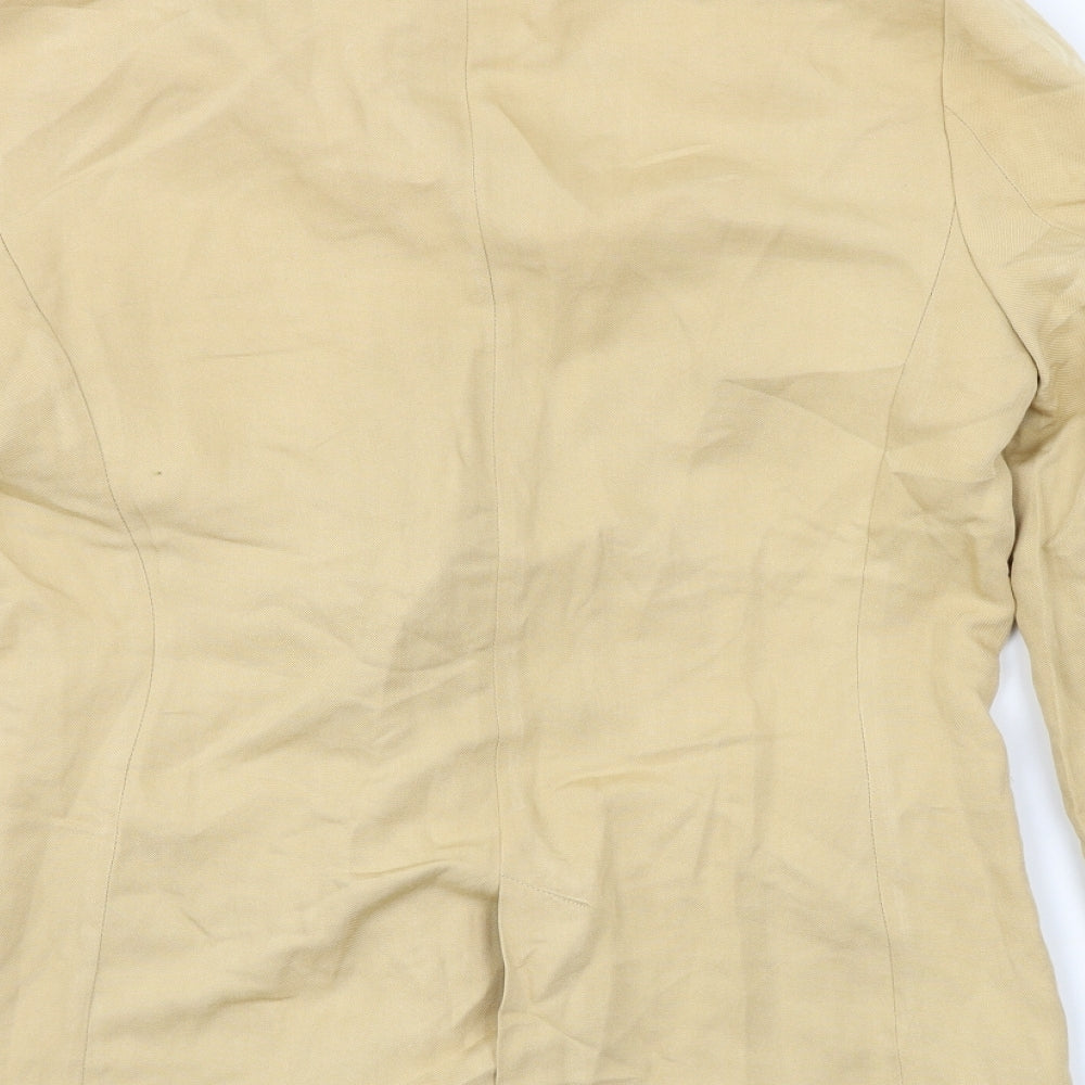 Zara Womens Beige Jacket Blazer Size S