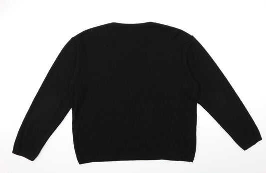 Boohoo Mens Red Knit Pullover Jumper Size L