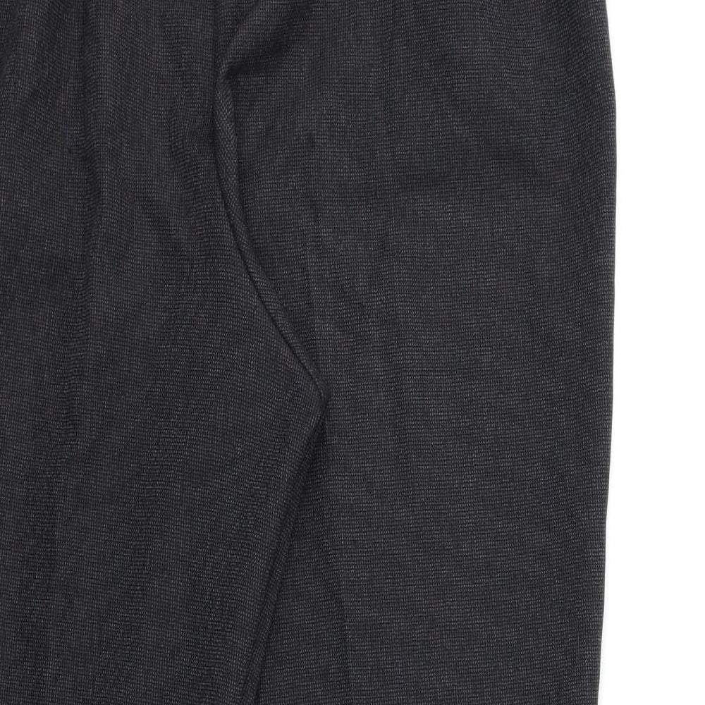 Womens UK Size 14 BHS Regular Fit Grey Trousers