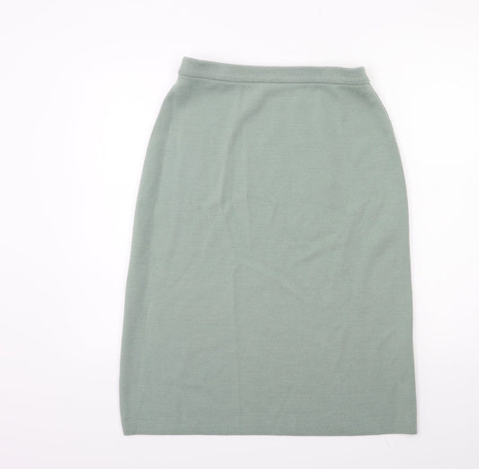 Classic Womens Grey  Knit A-Line Skirt Size 12
