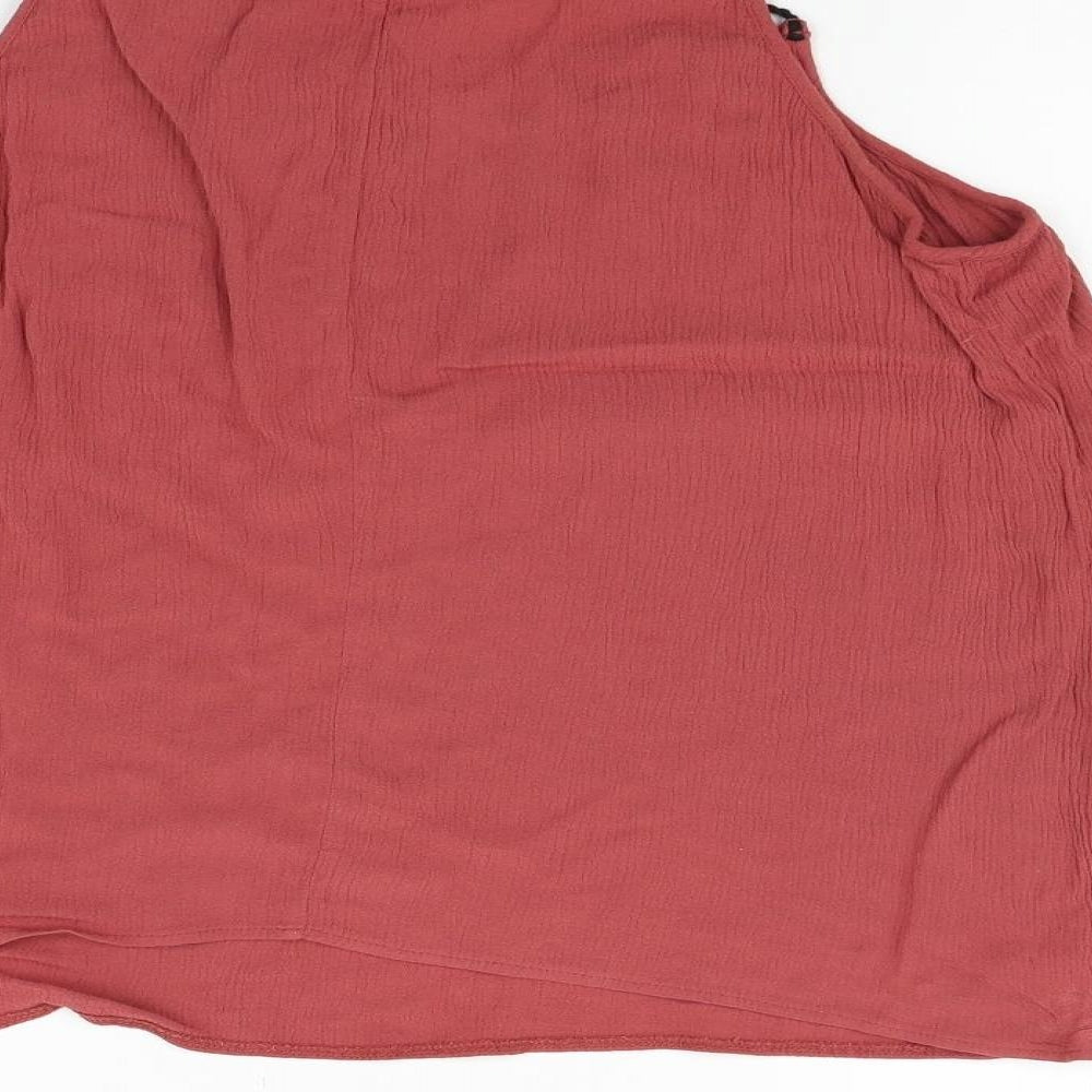 George Womens Red Basic Tank Size 14