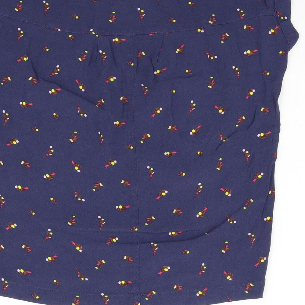 Womens UK Size 6 NEXT Blue Basic Blouse