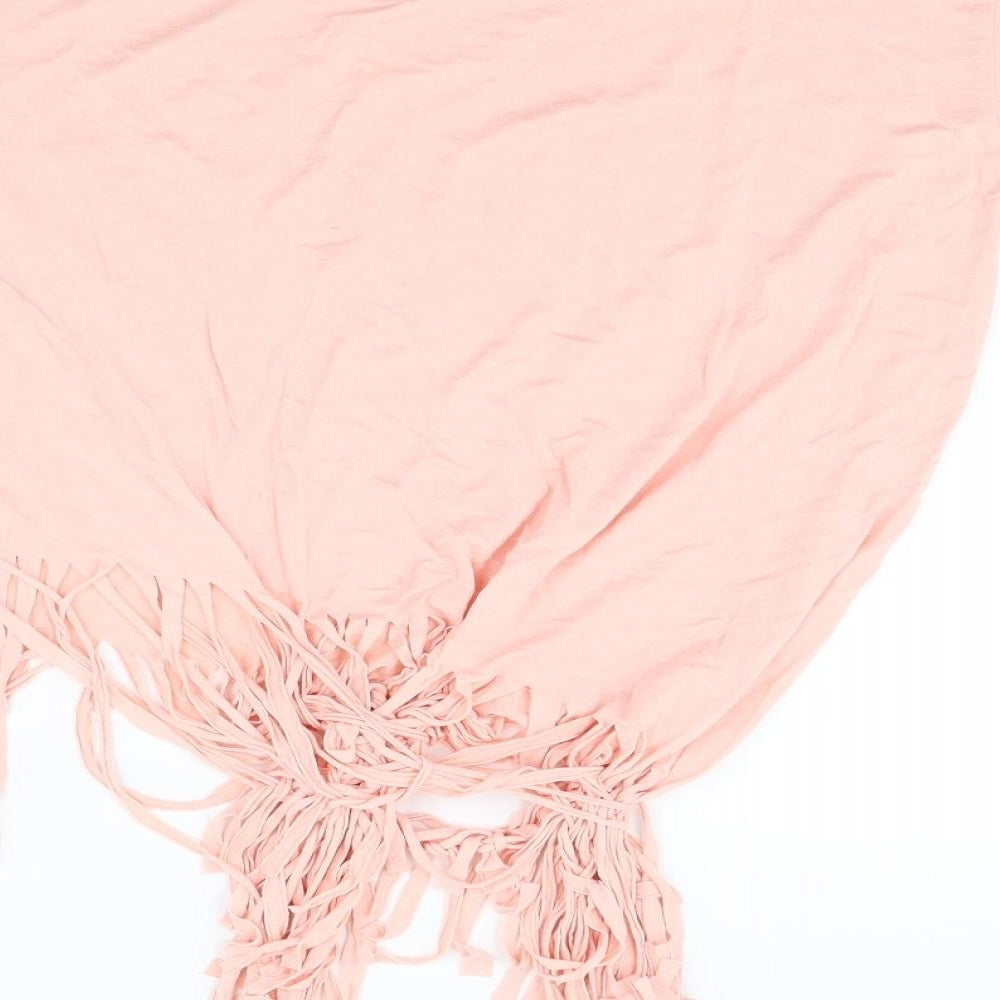 Boohoo Womens Pink Houndstooth Basic Polo Size 16