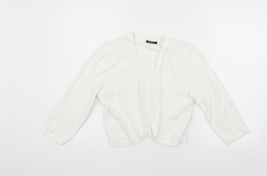 Roman Womens Silver Cardigan Jumper Size 12
