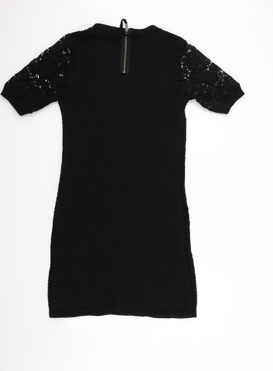 Clements Ribeiro Womens Black Fit & Flare Size XL