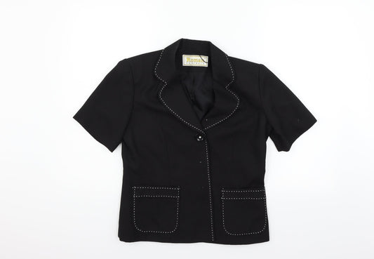 Womens UK Size 10 Roman Black Jacket