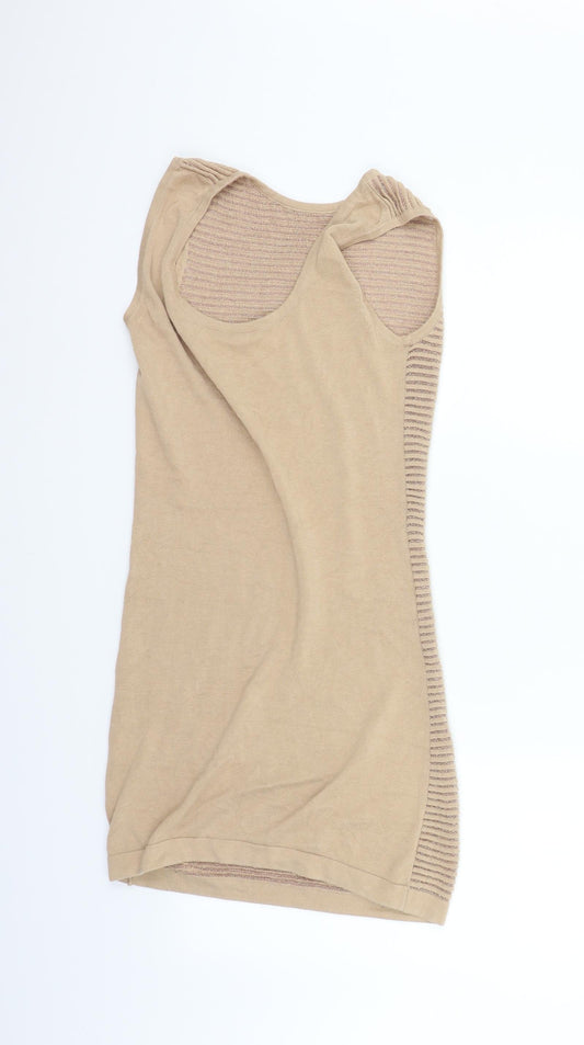 River Island Womens Beige Fit & Flare Size 10
