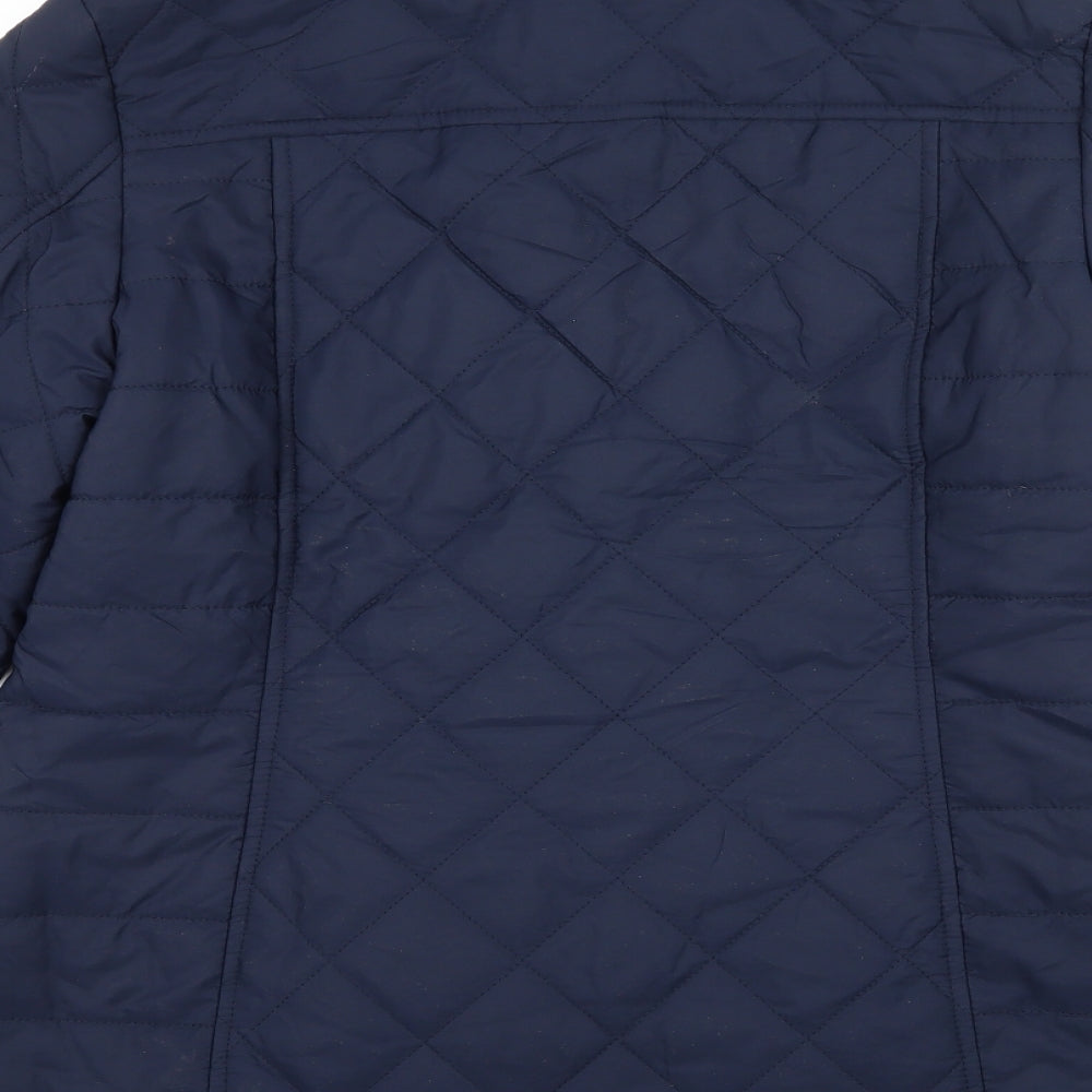Womens UK Size 12 BHS Blue Puffer Jacket